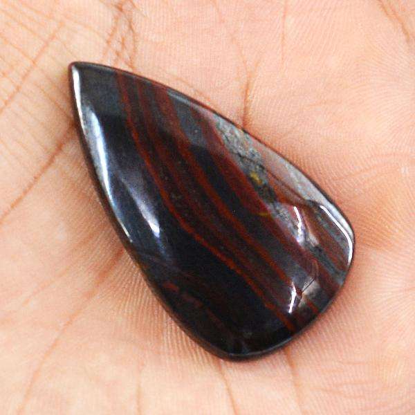 gemsmore:Amazing Genuine Pear Shape Iron Tiger Eye Untreated Loose Gemstone