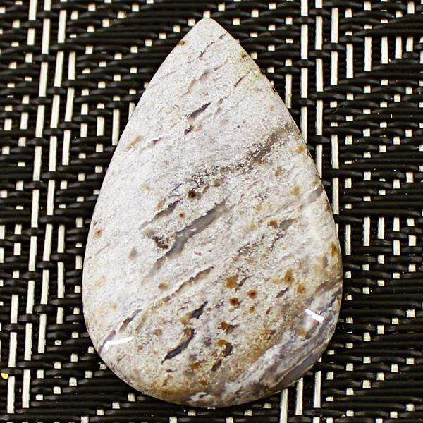 gemsmore:Amazing Genuine Pear Shape Ocean Jasper Untreated Loose Gemstone