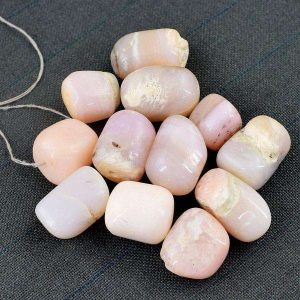 gemsmore:Amazing Genuine Pink Australian Opal Drilled Beads Lot