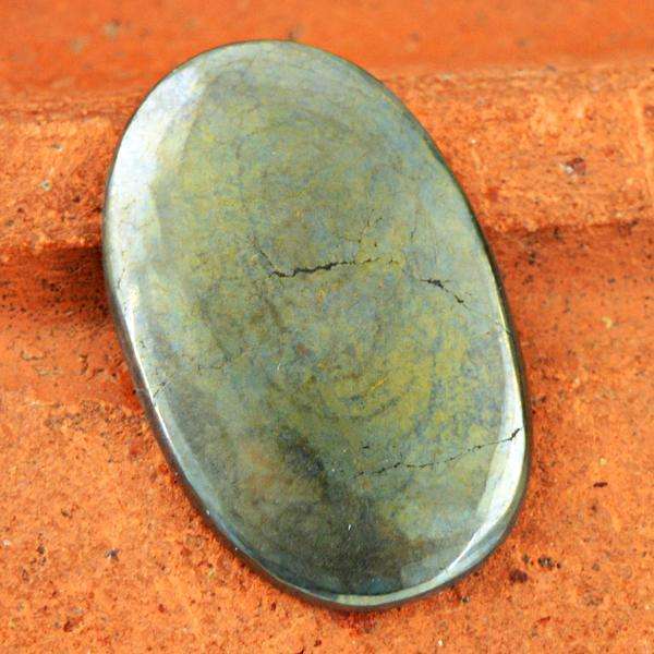 gemsmore:Amazing Genuine Pyrite Oval Shape Untreated Loose Gemstone