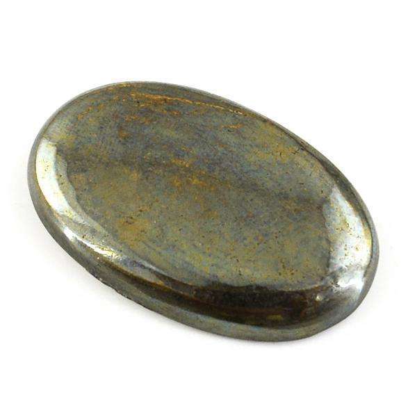 gemsmore:Amazing Genuine Pyrite Oval Shape Untreated Loose Gemstone