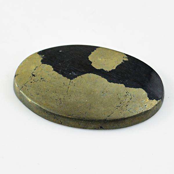 gemsmore:Amazing Genuine Pyrite Oval Shape Untreated Loose Gemstone