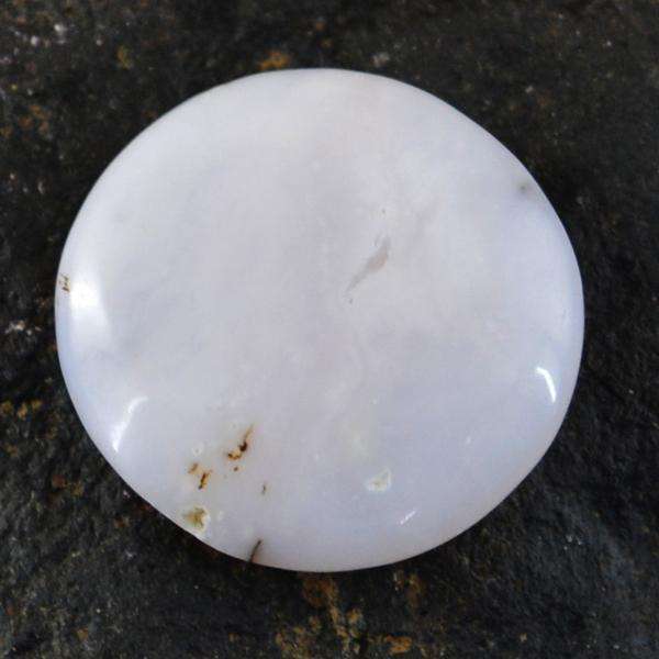 gemsmore:Amazing Genuine Round Shape Pink Australian Opal Loose Gemstone