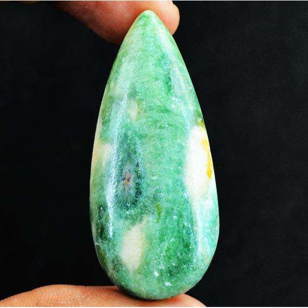 gemsmore:Amazing Genuine Ruby Zoisite Pear Shape Untreated Loose Gemstone