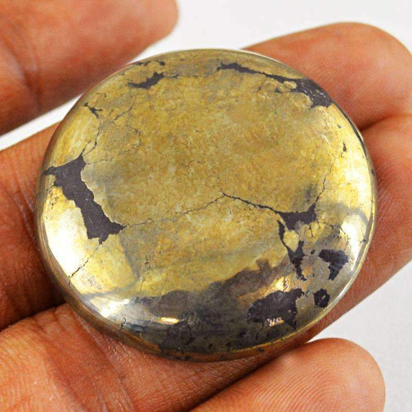gemsmore:Amazing Golden Hematite Gemstone - Natural Round Shape