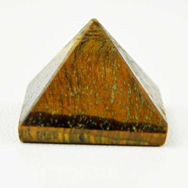 gemsmore:Amazing Golden Tiger Eye Healing Pyramid