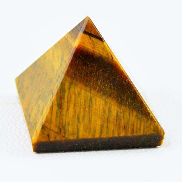 gemsmore:Amazing Golden Tiger Eye Healing Pyramid