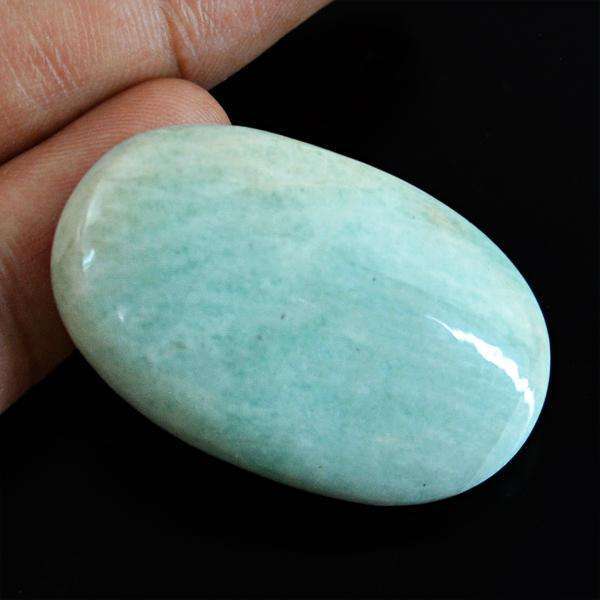 gemsmore:Amazing Green Aquamarine Oval Shape Loose Gemstone