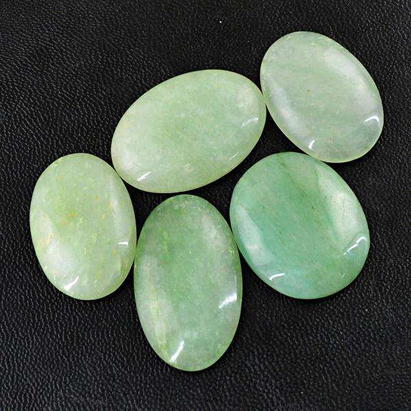 gemsmore:Amazing Green Aquamarine Oval Shape Loose Gemstone Lot