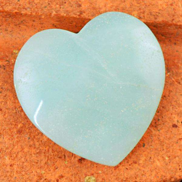 gemsmore:Amazing Green Aventurine Heart Shape Untreated Loose Gemstone