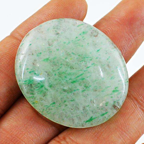 gemsmore:Amazing Green Aventurine Oval Shape Loose Gemstone