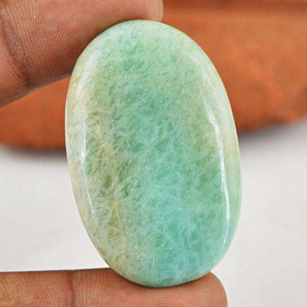 gemsmore:Amazing Green Aventurine Oval Shape Loose Gemstone