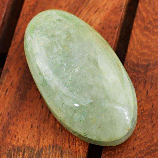 gemsmore:Amazing Green Aventurine Oval Shape Untreated Loose Gemstone