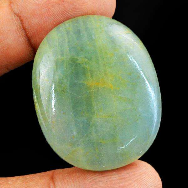 gemsmore:Amazing Green Aventurine Oval Shape Untreated Loose Gemstone