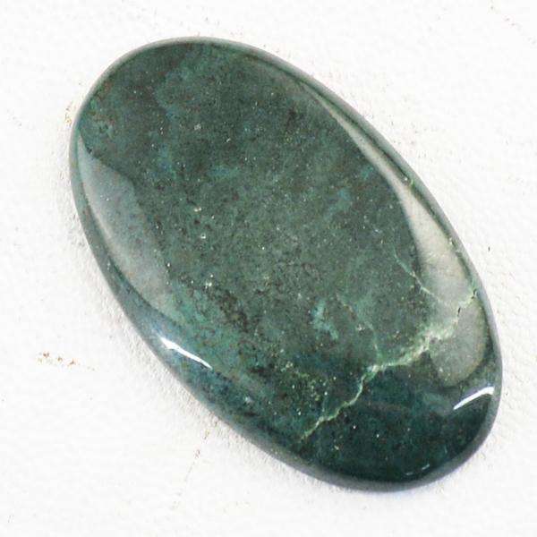 gemsmore:Amazing Green Jade Oval Shape Untreated Loose Gemstone