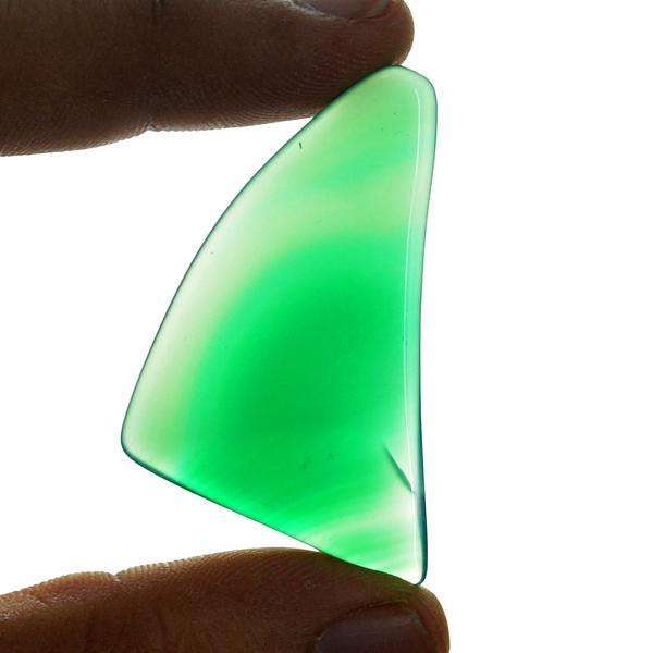 gemsmore:Amazing Green Onyx Untreated Loose Gemstone