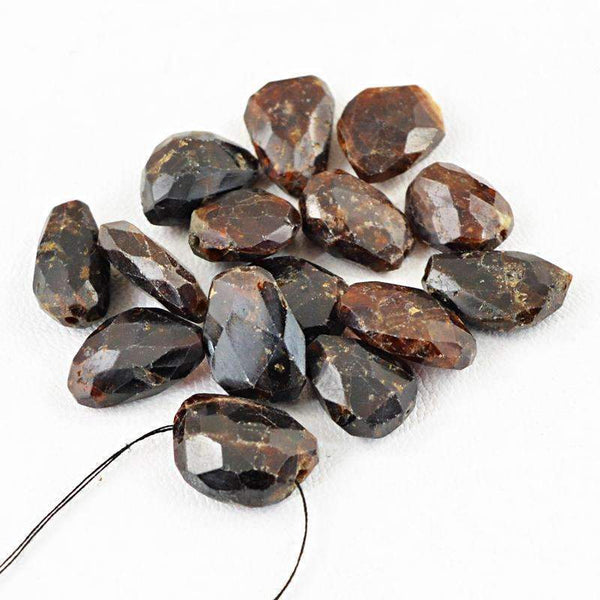 gemsmore:Amazing Indian Opal Beads Lot - Natural Faceted Drilled
