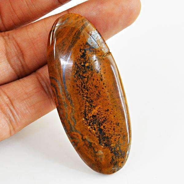 gemsmore:Amazing Iron Tiger Eye Oval Shape Loose Gemstone