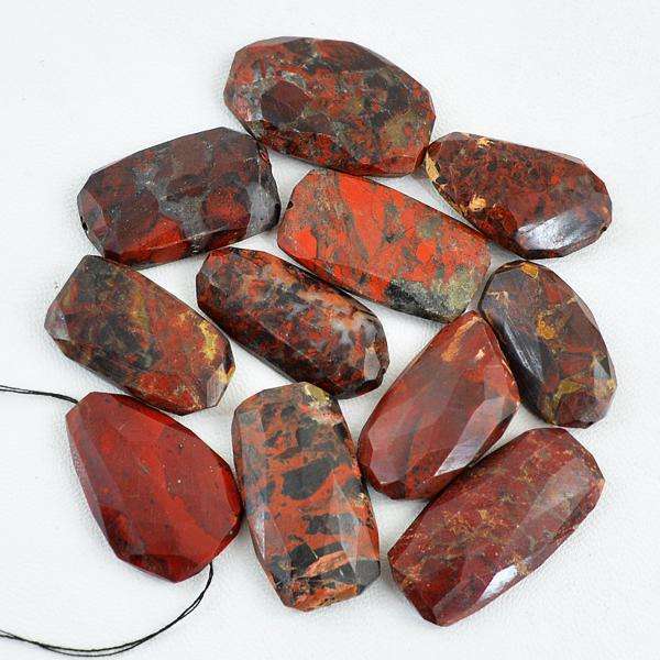 gemsmore:Amazing Mookaite Opal Beads Lot Natural Faceted Drilled