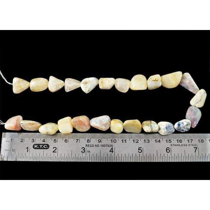 gemsmore:Amazing Natural Agate Beads Strand - Drilled