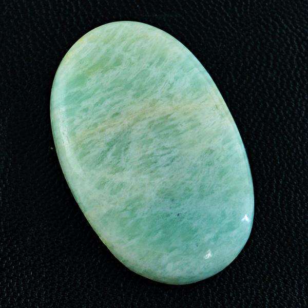 gemsmore:Amazing Natural Amazonite Oval Shape Untreated Loose Gemstone