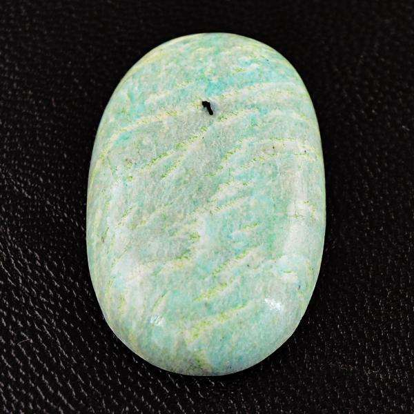 gemsmore:Amazing Natural Amazonite Oval Shape Untreated Loose Gemstone