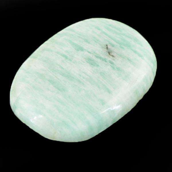 gemsmore:Amazing Natural Amazonite Oval Shape Untreated Loose Gemstone