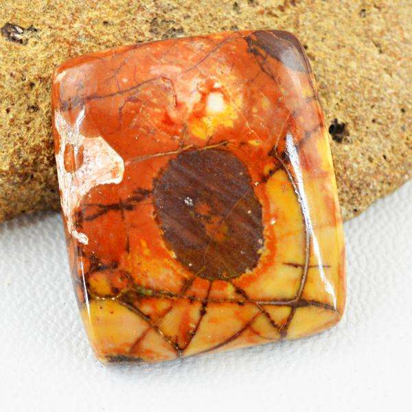 gemsmore:Amazing Natural Bird Eye Jasper Loose Gemstone