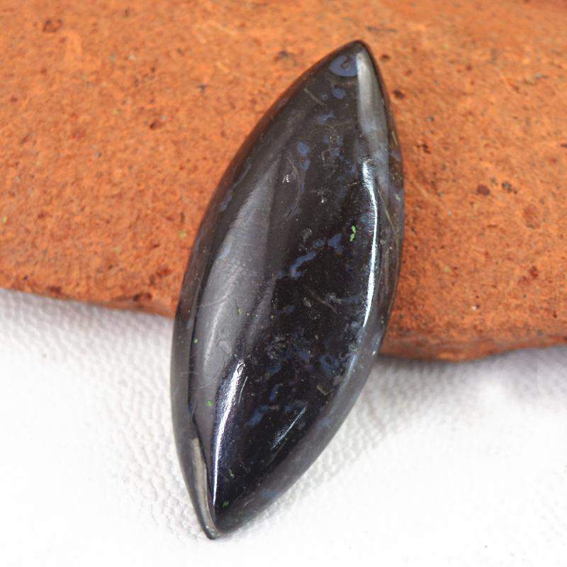 gemsmore:Amazing Natural Black Galaxy Jasper Loose Gemstone