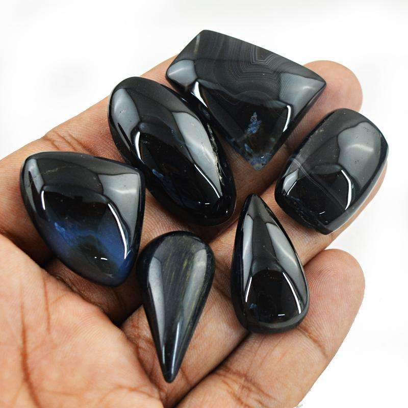 gemsmore:Amazing Natural Black Onyx Wholesale Gemstone