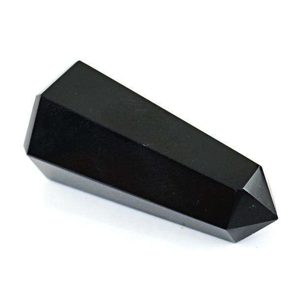 gemsmore:Amazing Natural Black Spinel Healing Point