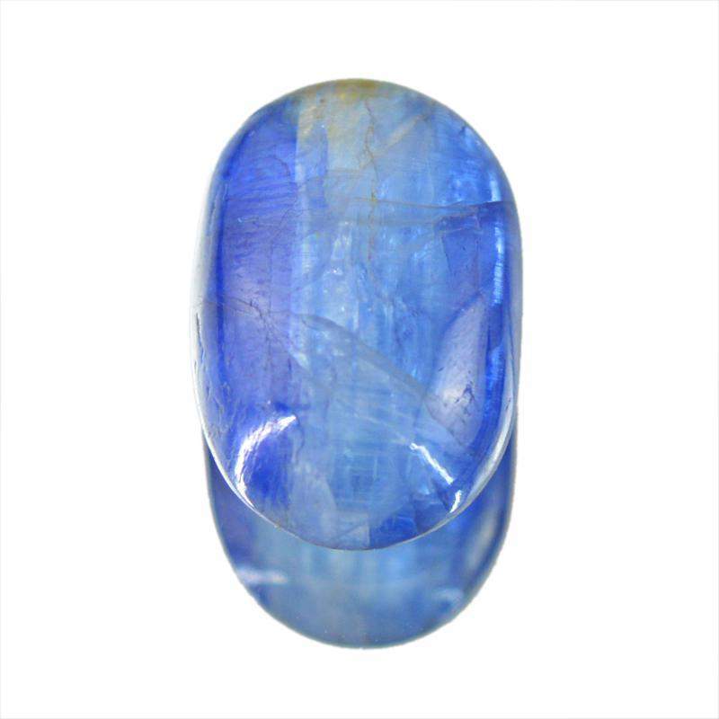 gemsmore:Amazing Natural Blue Kynite Oval Shape Gemstone