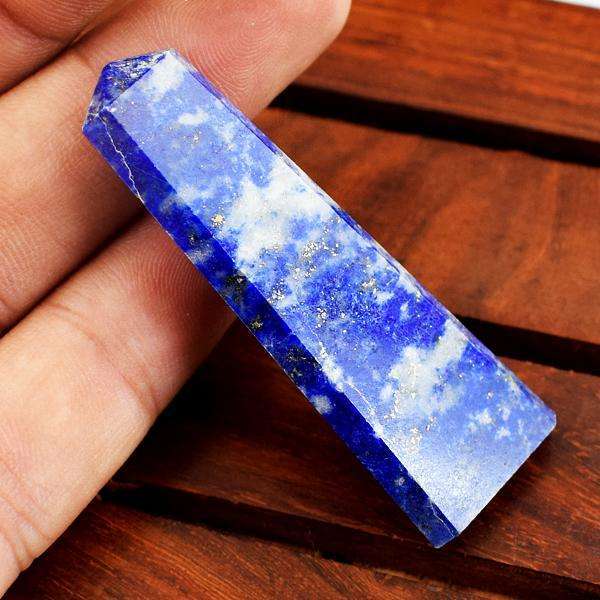 gemsmore:Amazing Natural Blue Lapis Lazuli Healing Wand
