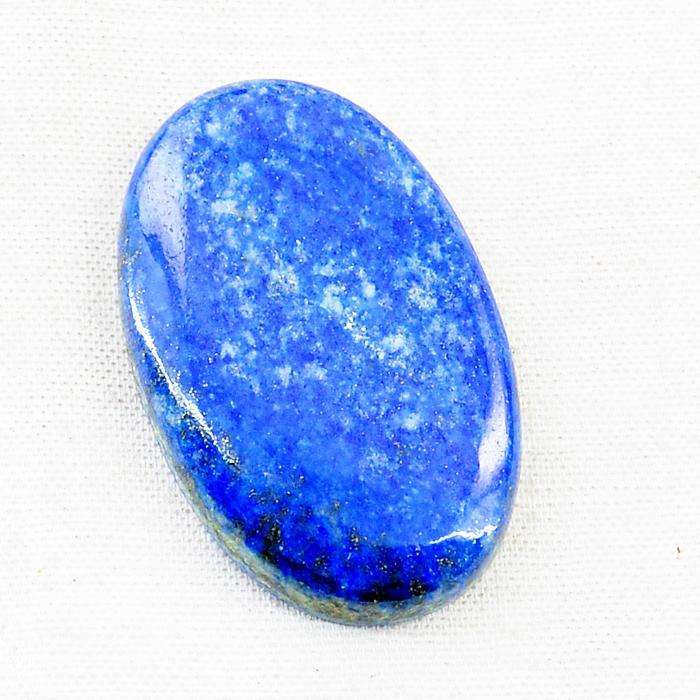 gemsmore:Amazing Natural Blue Lapis Lazuli Oval Shape Loose Gemstone