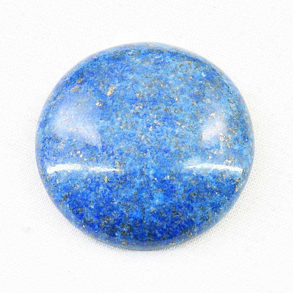 gemsmore:Amazing Natural Blue Lapis Lazuli Round Shape Loose Gemstone