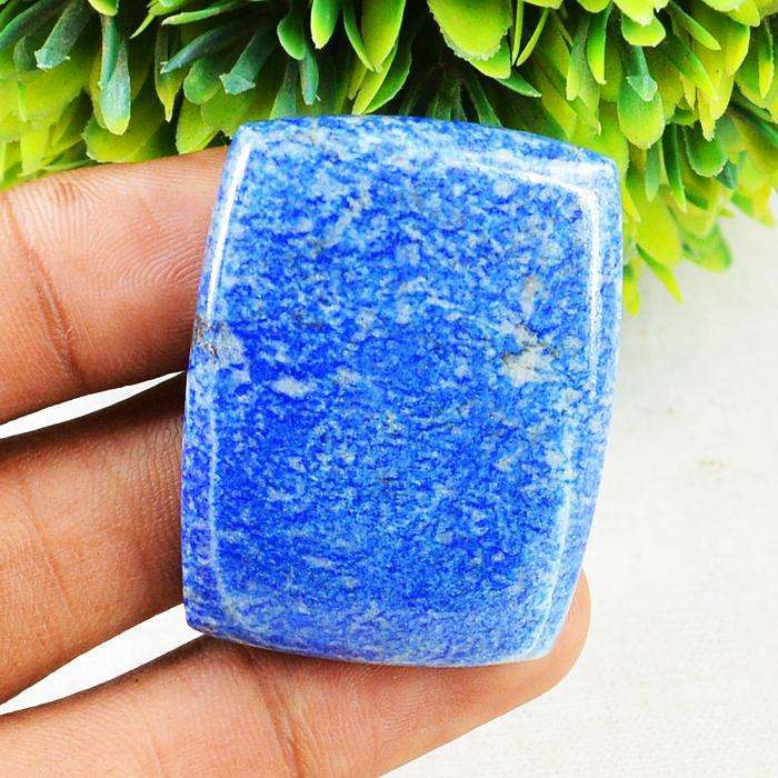 gemsmore:Amazing Natural Blue Lapis Lazuli Untreated Loose Gemstone