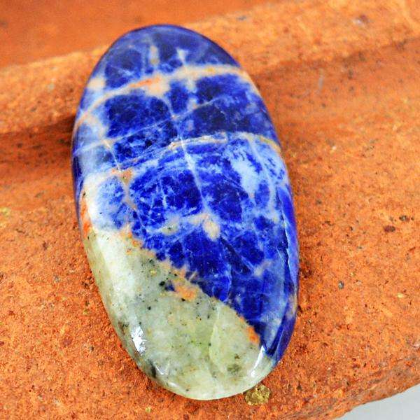gemsmore:Amazing Natural Blue Sodalite Loose Gemstone Oval Shape