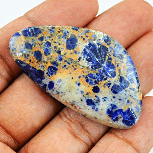 gemsmore:Amazing Natural Blue Sodalite Untreated Loose Gemstone