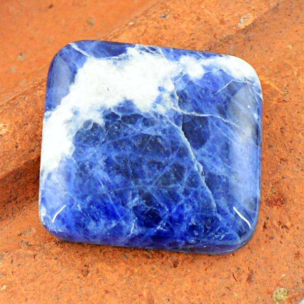 gemsmore:Amazing Natural Blue Sodalite Untreated Loose Gemstone