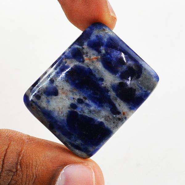 gemsmore:Amazing Natural Blue Sodalite Untreated Loose Gemstone