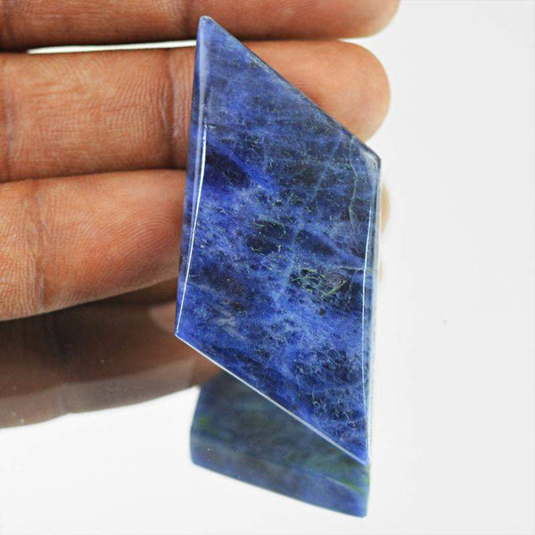 gemsmore:Amazing Natural Blue Sodalite Untreated Loose Gemstone