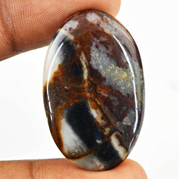 gemsmore:Amazing Natural Botswana Agate Oval Shape Untreated Loose Gemstone