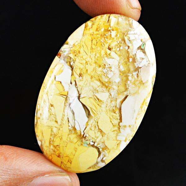 gemsmore:Amazing Natural Brecciated Mookaite Oval Shape Loose Gemstone