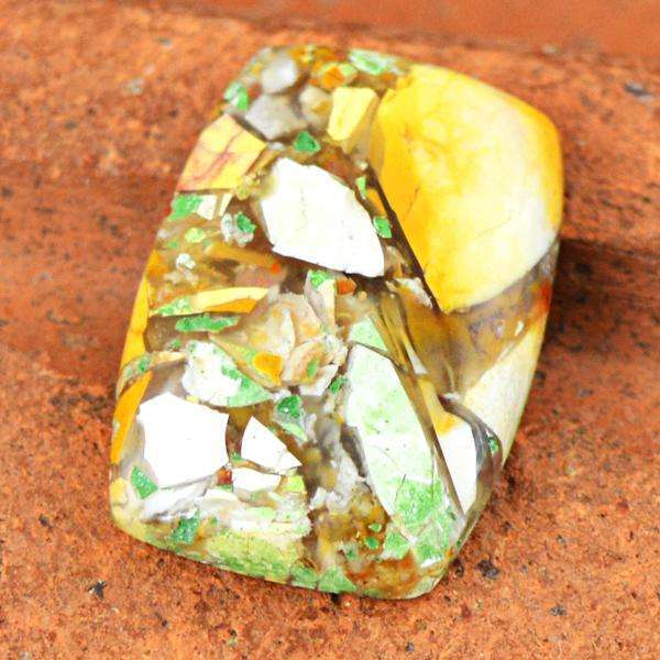 gemsmore:Amazing Natural Brecciated Mookaite Untreated Loose Gemstone