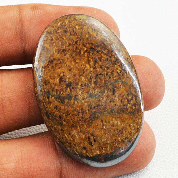 gemsmore:Amazing Natural Bronzite Oval Shape Untreated Loose Gemstone