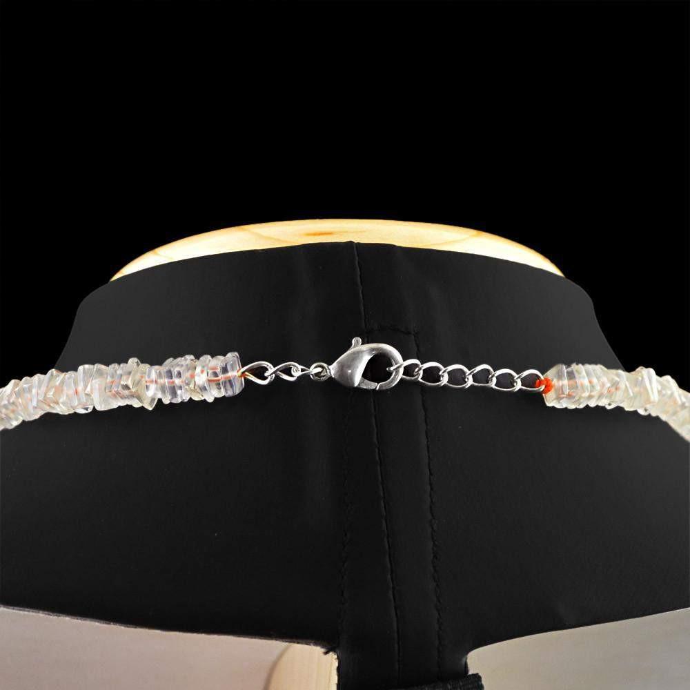 gemsmore:Amazing Natural Citrine Necklace Untreated Beads