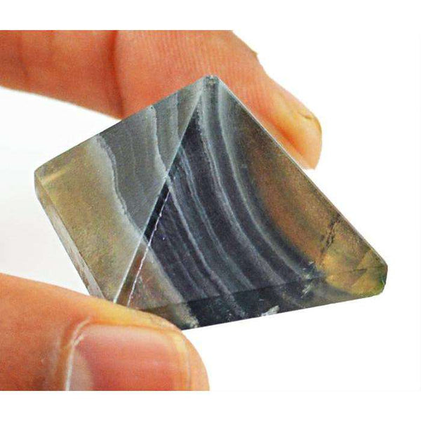 gemsmore:Amazing Natural Fluorite Crystal Healing Pyramid