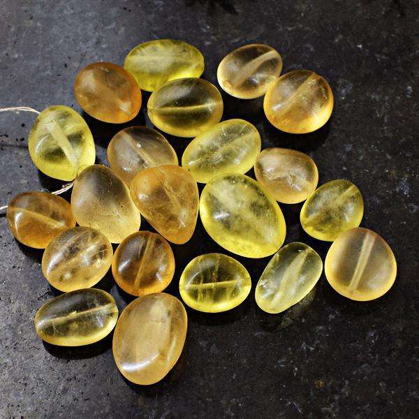 gemsmore:Amazing Natural Fluorite Drilled Beads Lot