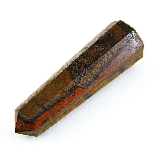 gemsmore:Amazing Natural Golden Tiger Eye Crystal Healing Point