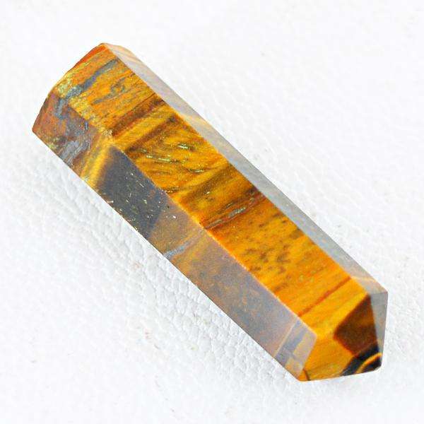 gemsmore:Amazing Natural Golden Tiger Eye Crystal Healing Point